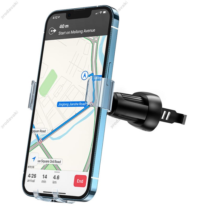 Автомобільний тримач Hoco H7 small gravity Car holder Space Gray